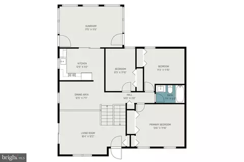Floorplan - 7105 Olivia Rd, Middle River, MD 21220 photo 1 of 2