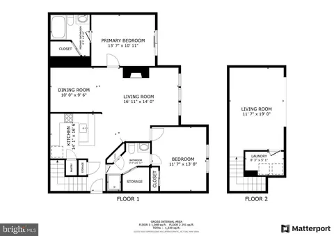 Floorplan - 2309 Falls Gable Ln #D, Baltimore, MD 21209 photo 1 of 1
