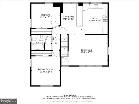 Floorplan - 5418 Hamilton Ave, Baltimore, MD 21206 photo 1 of 4