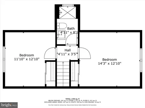 Floorplan - 5418 Hamilton Ave, Baltimore, MD 21206 photo 3 of 4