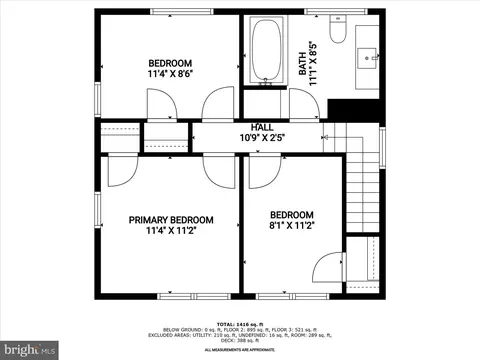 Floorplan - 210 Lavern Ave, Halethorpe, MD 21227 photo 3 of 8