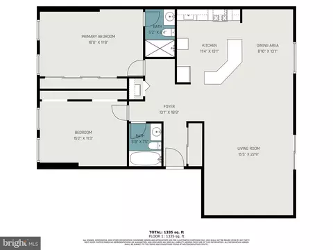 Floorplan - 5 Windblown Ct #301, Baltimore, MD 21209 photo 1 of 1