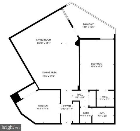 Floorplan - 205 E Joppa Rd #304, Towson, MD 21286 photo 1 of 1