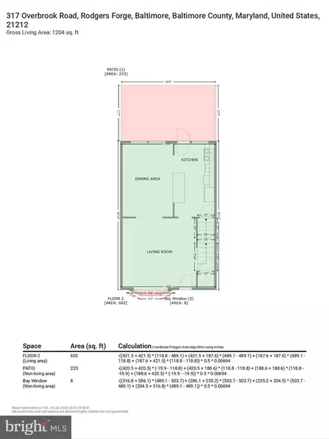Floorplan - 317 Overbrook Rd, Baltimore, MD 21212 photo 2 of 7