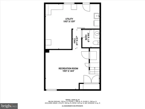 Floorplan - 317 Overbrook Rd, Baltimore, MD 21212 photo 5 of 7