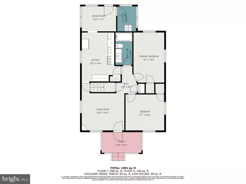 Floorplan - 1239 Willow Rd, Dundalk, MD 21222 photo 1 of 2
