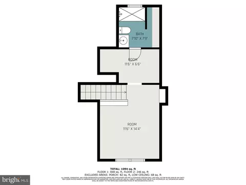 Floorplan - 1239 Willow Rd, Dundalk, MD 21222 photo 2 of 2