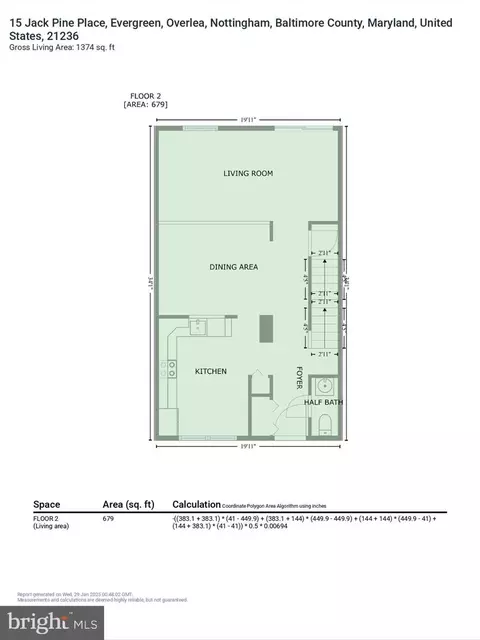 Floorplan - 15 Jack Pine Pl, Nottingham, MD 21236 photo 2 of 7