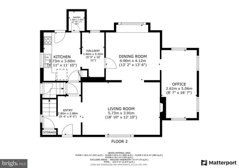 Floorplan - 6405 Pinehurst Rd, Baltimore, MD 21212 photo 1 of 5