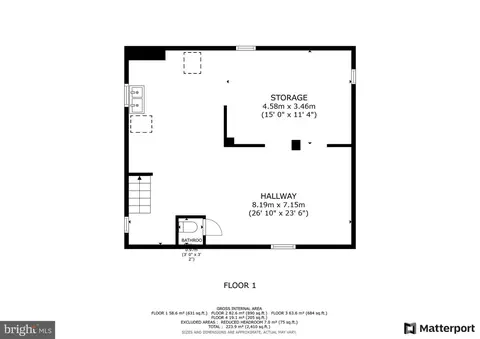 Floorplan - 6405 Pinehurst Rd, Baltimore, MD 21212 photo 4 of 5