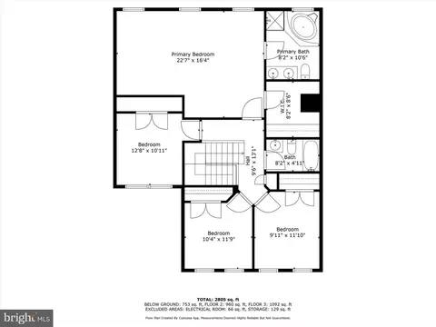 Floorplan - 615 Tinker Rd, Middle River, MD 21220 photo 2 of 4