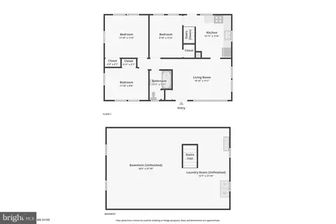 Floorplan - 5403 5th Ave, Upperco, MD 21155 photo 2 of 2