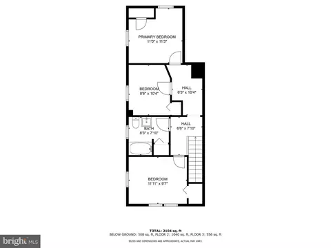 Floorplan - 7320 Bay Front Rd, Edgemere, MD 21219 photo 3 of 4