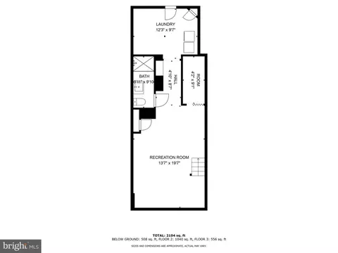 Floorplan - 7320 Bay Front Rd, Edgemere, MD 21219 photo 2 of 4