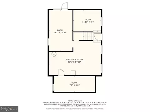 Floorplan - 4100 West Dr, Baltimore, MD 21229 photo 4 of 5