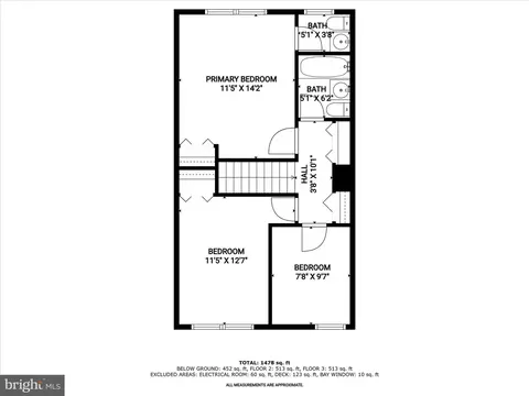 Floorplan - 1026 Circle Dr, Halethorpe, MD 21227 photo 2 of 4