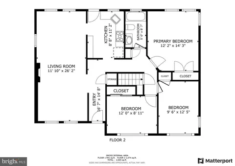 Floorplan - 7006 Paris Rd, Baltimore, MD 21207 photo 2 of 2