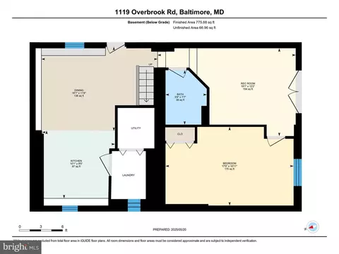 Floorplan - 1119 Overbrook Rd, Baltimore, MD 21239 photo 2 of 4