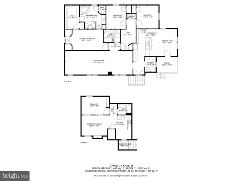 Floorplan - 25 Kenmar Ave, Garrison, MD 21117 photo 2 of 2
