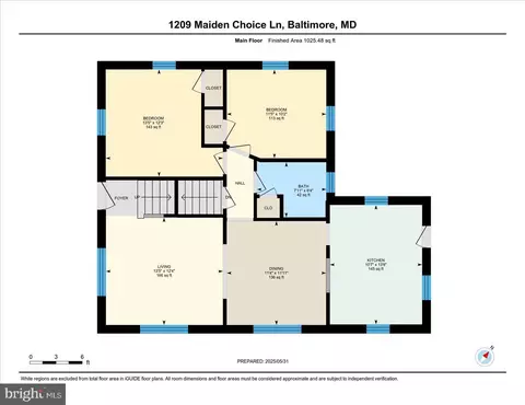 Floorplan - 1209 Maiden Choice Ln, Baltimore, MD 21229 photo 1 of 3