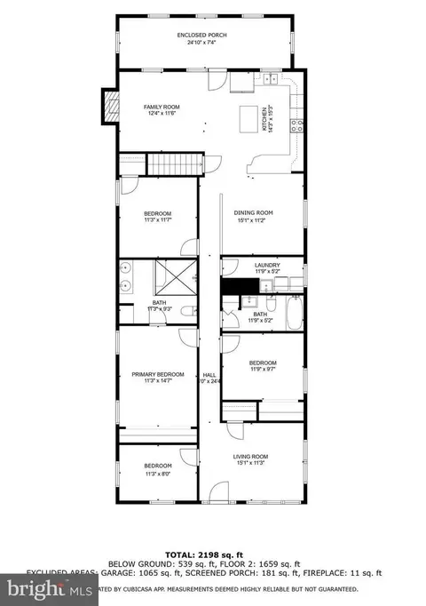 Floorplan - 7306 Waldman Ave, Sparrows Point, MD 21219 photo 1 of 2