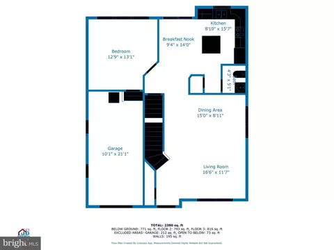 Floorplan - 7522 Haystack Dr, Windsor Mill, MD 21244 photo 2 of 4
