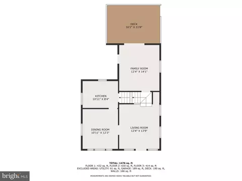 Floorplan - 619 Warwick Rd, Baltimore, MD 21229 photo 1 of 4