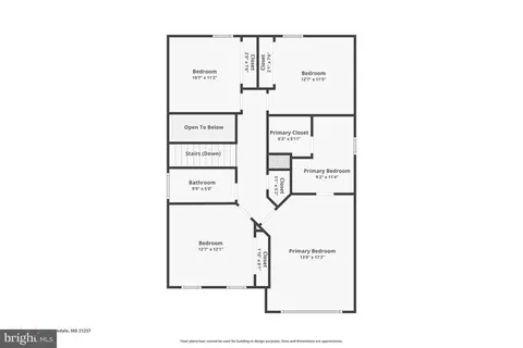 Floorplan - 5111 Overdale Ave, Rosedale, MD 21237 photo 1 of 3