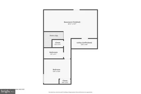 Floorplan - 5111 Overdale Ave, Rosedale, MD 21237 photo 2 of 3