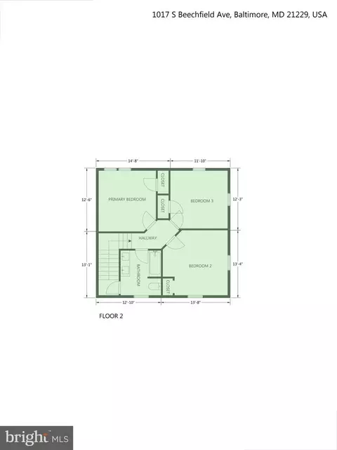 Floorplan - 1017 S Beechfield Ave, Baltimore, MD 21229 photo 4 of 5