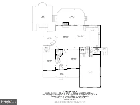 Floorplan - 14309 Oak Meadow Rd, Baldwin, MD 21013 photo 1 of 4