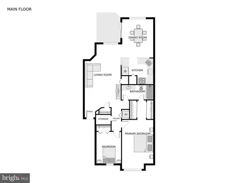Floorplan - 20 Deer Run Ct #D, Halethorpe, MD 21227 photo 1 of 1