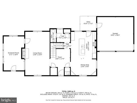 Floorplan - 7819 Overbrook, Ruxton, MD 21204 photo 2 of 4
