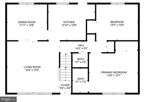 Floorplan - 1922 Brookdale Rd, Windsor Mill, MD 21244 photo 2 of 4