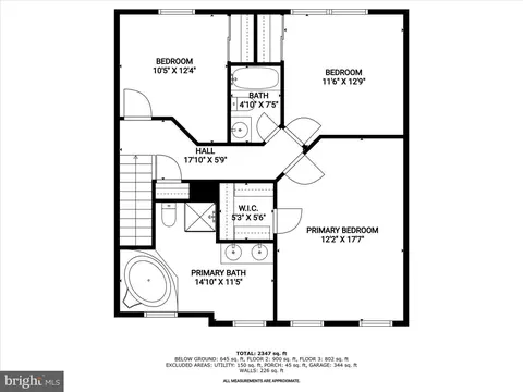 Floorplan - 1914 Meadowgate Ct, Windsor Mill, MD 21244 photo 2 of 4