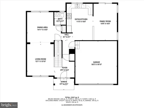 Floorplan - 1914 Meadowgate Ct, Windsor Mill, MD 21244 photo 1 of 4