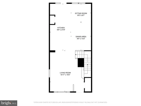 Floorplan - 6412 Dalston St, Middle River, MD 21220 photo 2 of 3