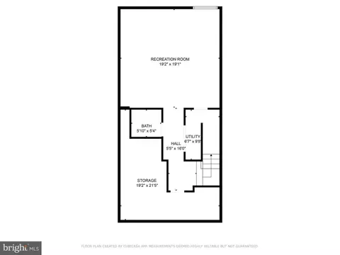 Floorplan - 6412 Dalston St, Middle River, MD 21220 photo 1 of 3