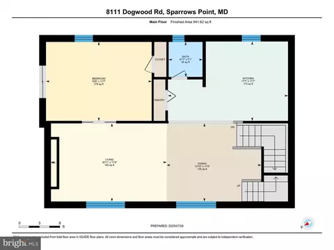 Floorplan - 8111 Dogwood, Sparrows Point, MD 21219 photo 4 of 6