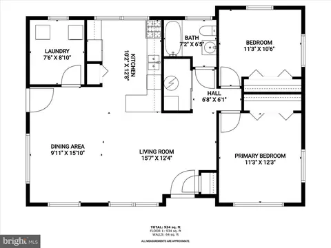 Floorplan - 3824 Patterson Ave, Gwynn Oak, MD 21207 photo 1 of 1