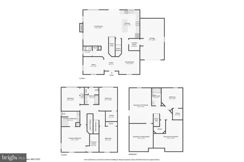 Floorplan - 1937 Brady Ave, Halethorpe, MD 21227 photo 3 of 4