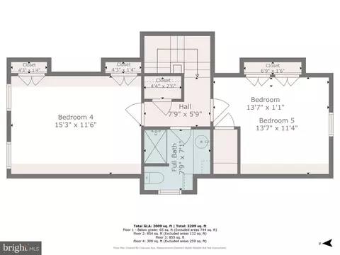 Floorplan - 223 Dunkirk Rd, Baltimore, MD 21212 photo 3 of 5