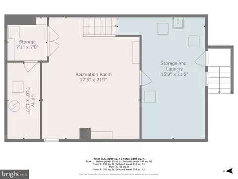 Floorplan - 223 Dunkirk Rd, Baltimore, MD 21212 photo 4 of 5