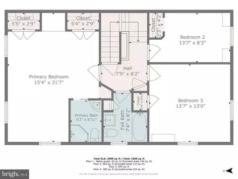 Floorplan - 223 Dunkirk Rd, Baltimore, MD 21212 photo 2 of 5