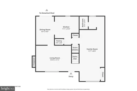 Floorplan - 4 Knaves Ct, Nottingham, MD 21236 photo 1 of 3