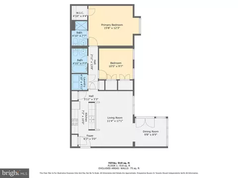 Floorplan - 27 Laurel Path Ct #6-27, Nottingham, MD 21236 photo 1 of 1