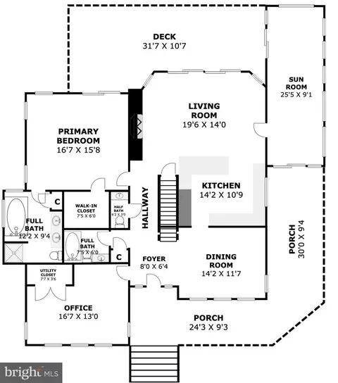 Floorplan - 6800 Gunder Ave, Middle River, MD 21220 photo 2 of 3