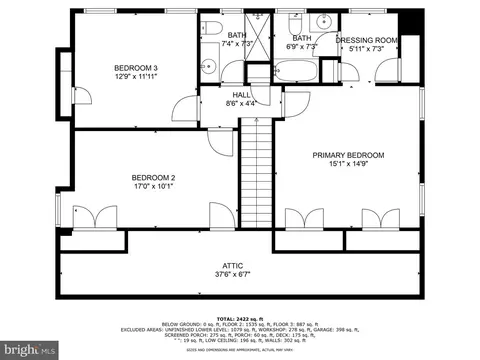 Floorplan - 2504 Carroll Mill Rd, Phoenix, MD 21131 photo 3 of 4