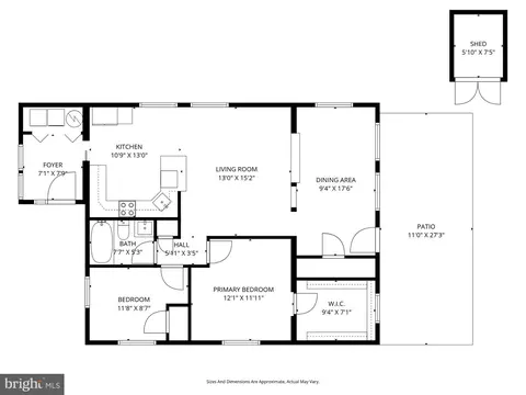 Floorplan - 1307 2nd Rd, Middle River, MD 21220 photo 1 of 1