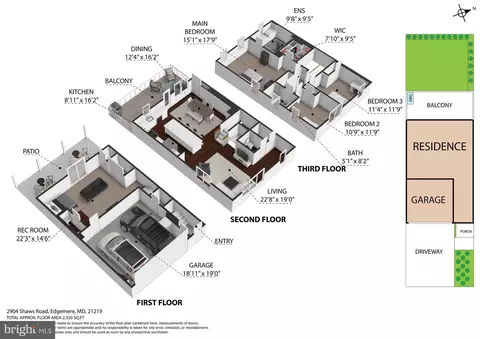 Floorplan - 2904 Shaws, Sparrows Point, MD 21219 photo 2 of 2